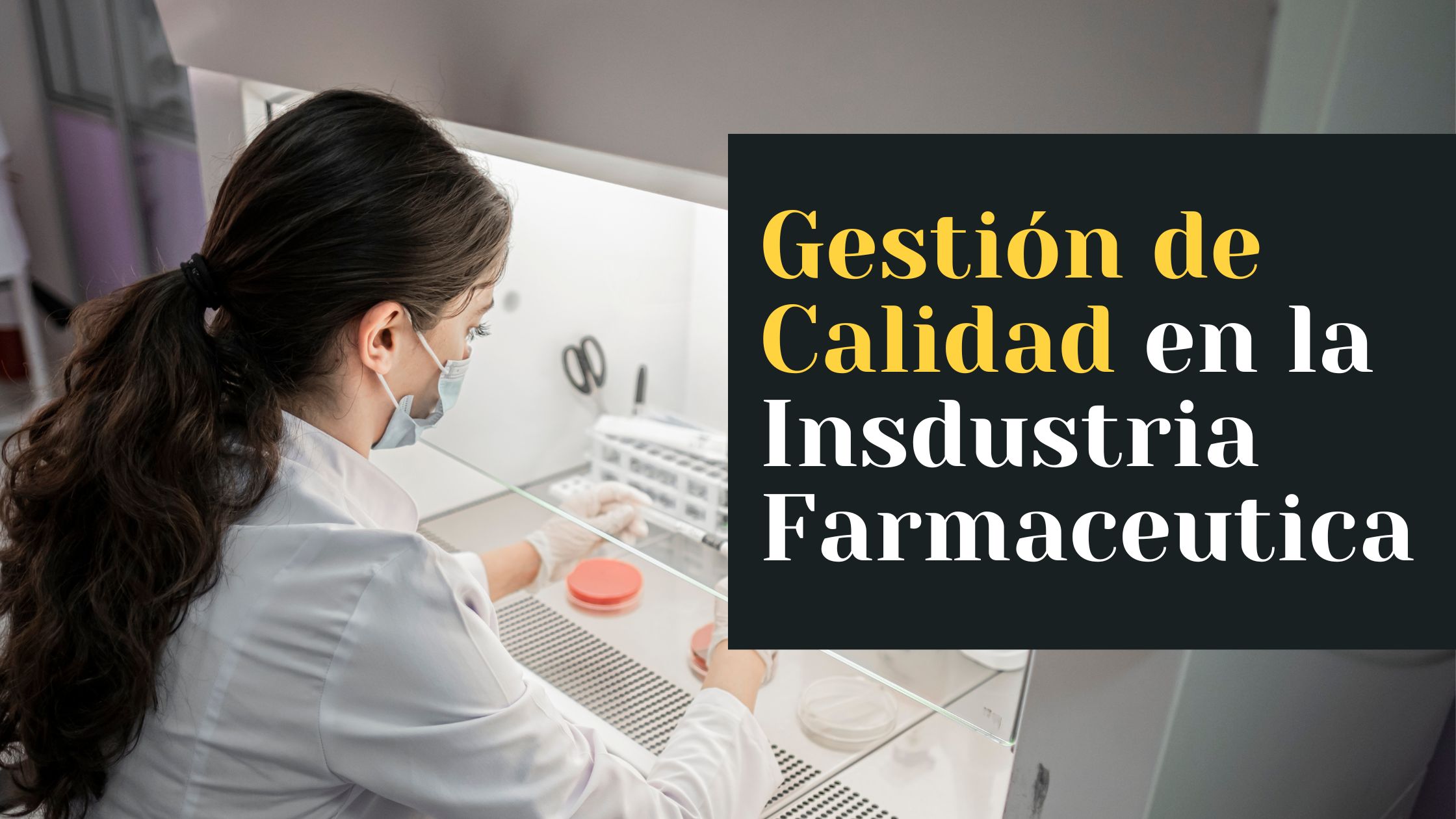 Calidad en la Industria Farmaceutica - Grupo MCS